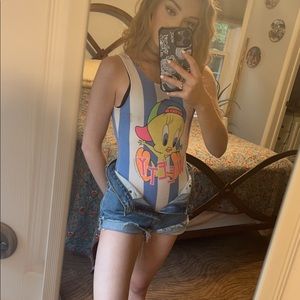 vintage looney tunes bodysuit